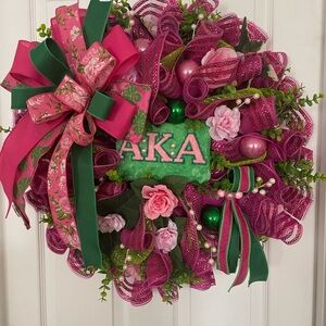 AKA SORORITY WREATH